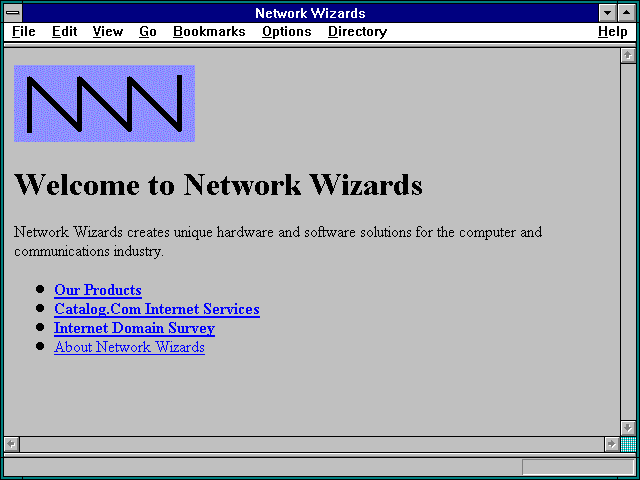 Screenshot of Network Wizards - Menlo Park