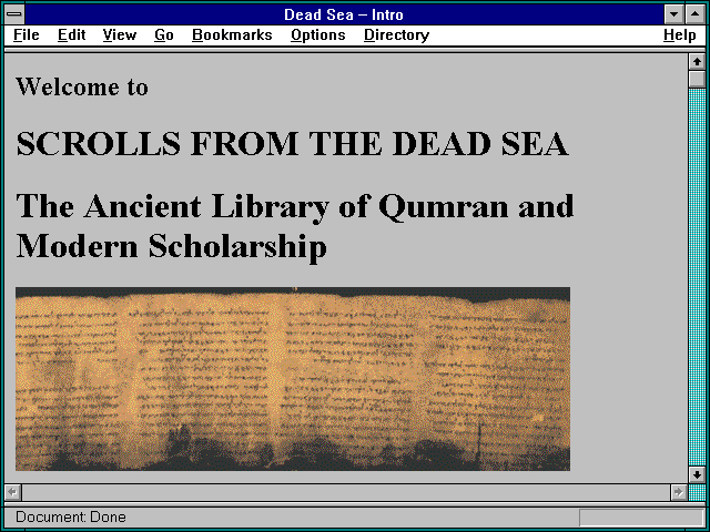Screenshot of Scrolls from the Dead Sea