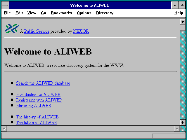 Screenshot of Nexor