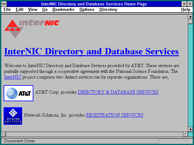 Screenshot of Internet Guide
