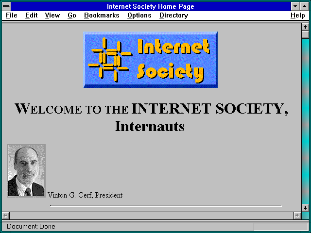 Screenshot of Comments of the Internet Society In Regards to Improvement of Technical Management of Internet Names and Addre