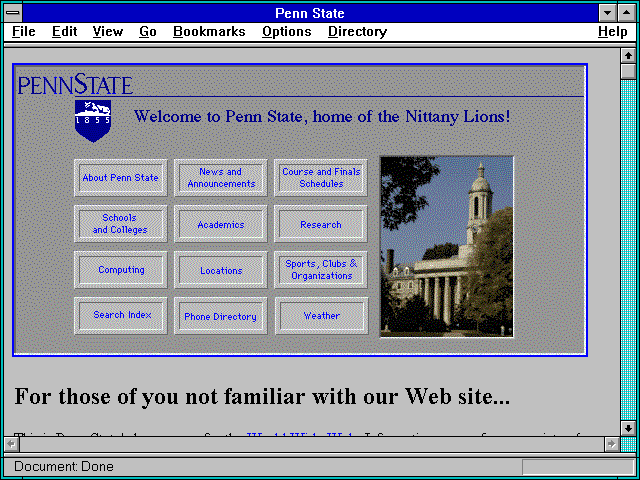 Screenshot of Business Markets.