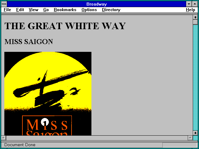 Screenshot of Broadway