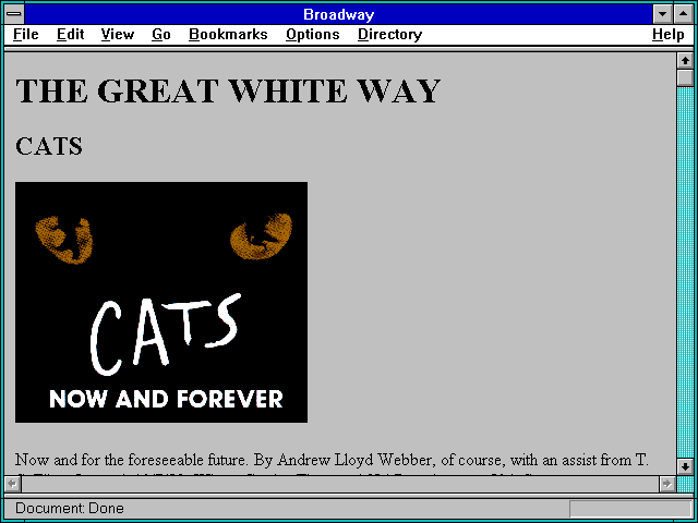 Screenshot of Broadway