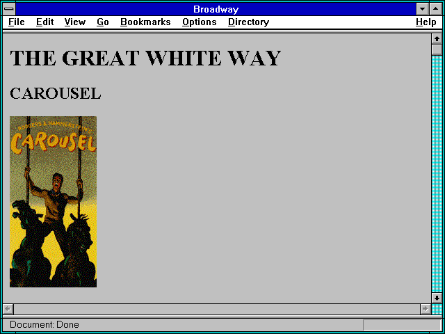 Screenshot of Broadway