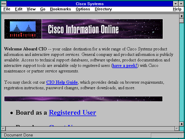 Screenshot of University of North Carolina Home Page