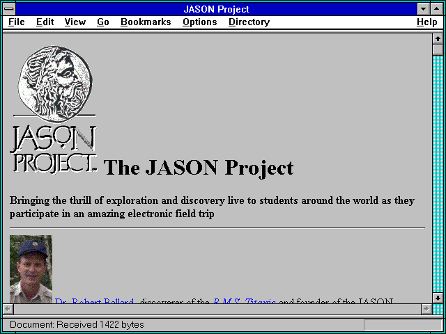 Screenshot of JASON Project