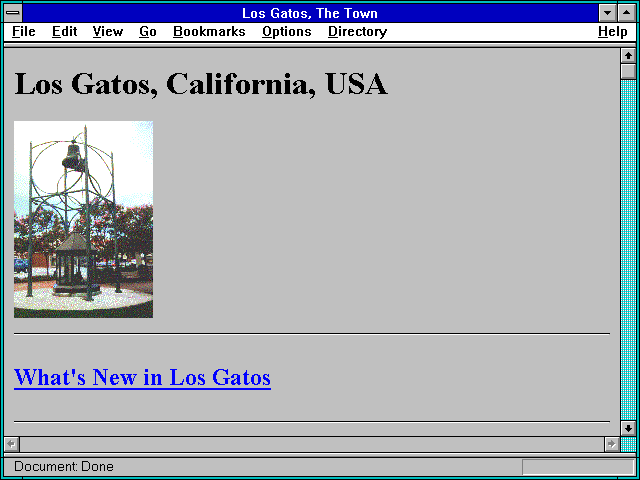 Screenshot of Los Gatos The Town