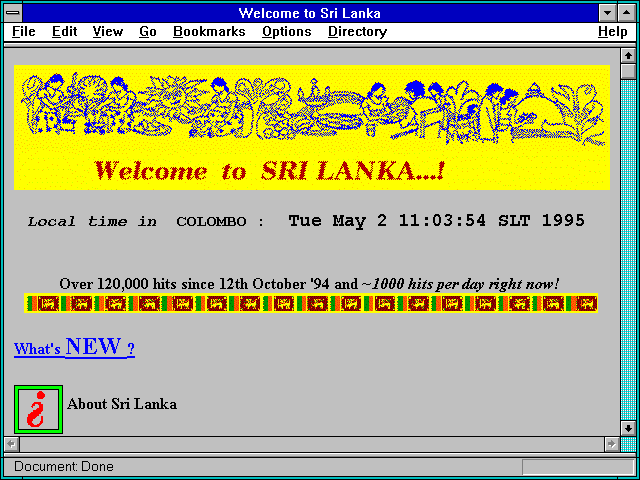 Screenshot of Welcome to Sri Lanka