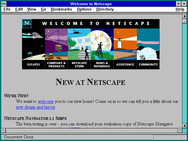 Screenshot of NETCOM On-Line Communication Services Inc