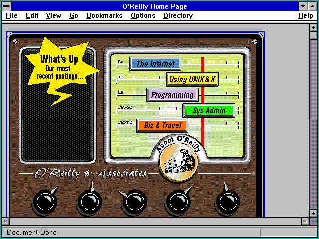 Screenshot of O'Reilly & Associates