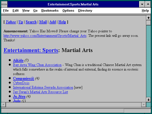 Screenshot of Entertainment:Sports:Martial Arts