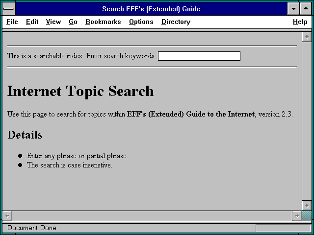 Screenshot of Garbo Archives
