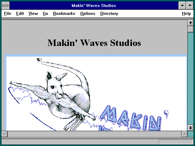 Screenshot of Makin' Waves Studios