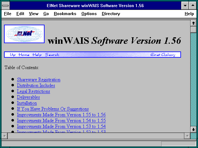 Screenshot of galaxy.einet.net