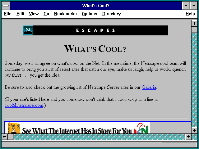 Screenshot of What's Cool?
