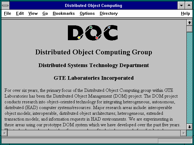 Screenshot of Networking.
