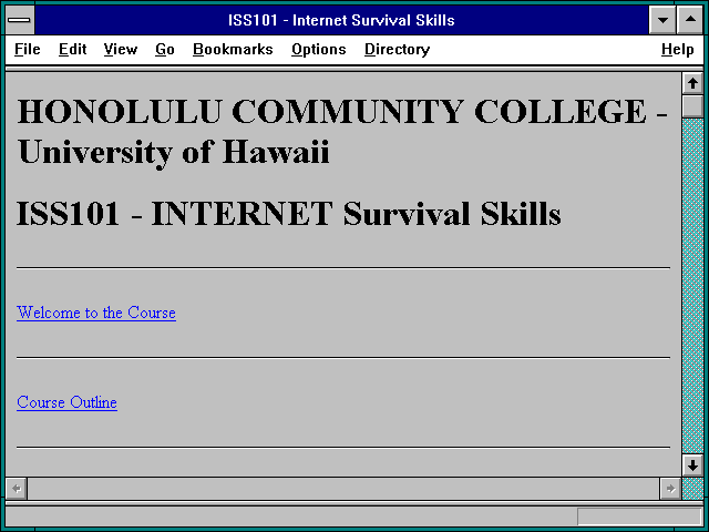 Screenshot of ISS101 - Internet Survival Skills