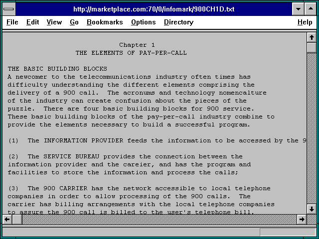 Screenshot of Infomark