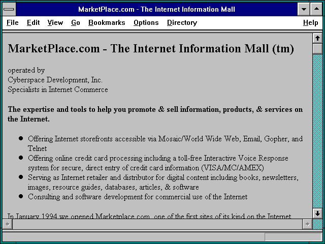 Screenshot of mation Mall