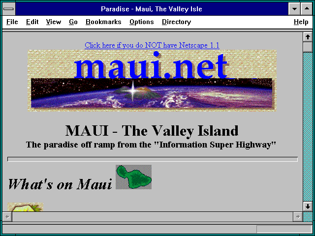 Screenshot of Maui County, Hawaii