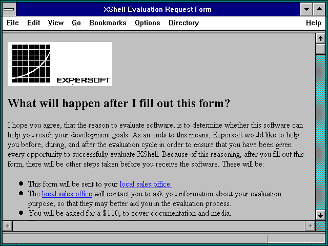 Screenshot of Expersoft Corp.