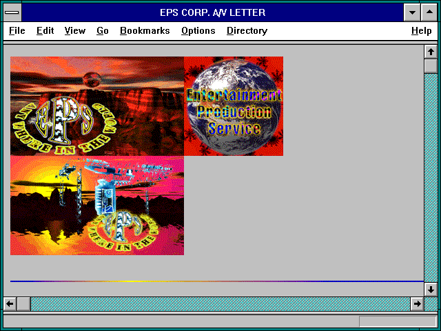 Screenshot of EPS CORP. A/V LETTER