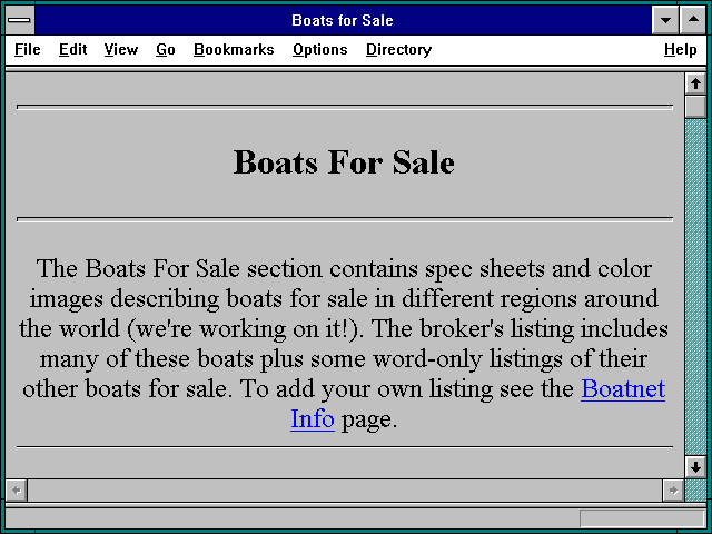 Screenshot of Boats for Sale