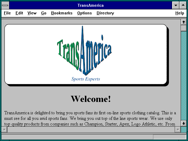 Screenshot of TransAmerica