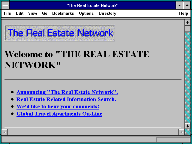 Screenshot of The Real Estate Network