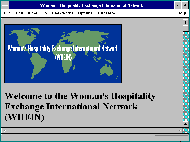 Screenshot of Woman's Hospitality Exchange International Network