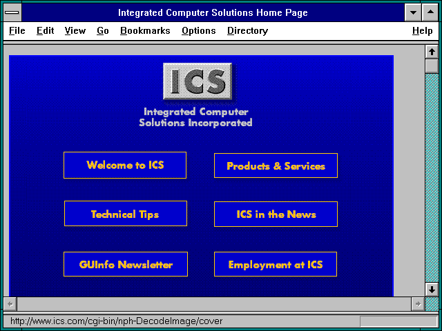 Screenshot of Integrated Computer Solutions