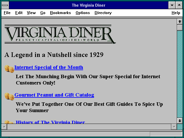 Screenshot of The Virginia Diner