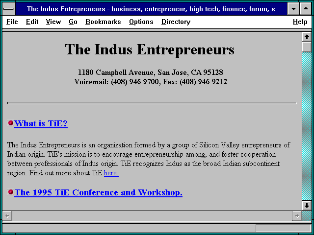 Screenshot of Entrepreneurs - business entrepreneur high tech finance forum seminar
