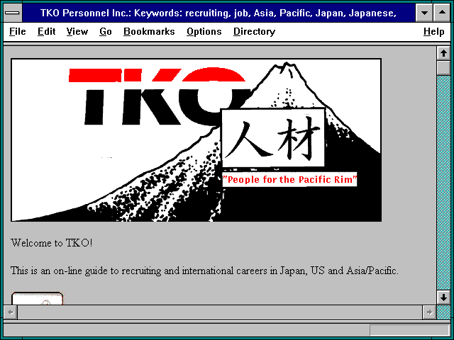 Screenshot of TKO Personnel Inc.