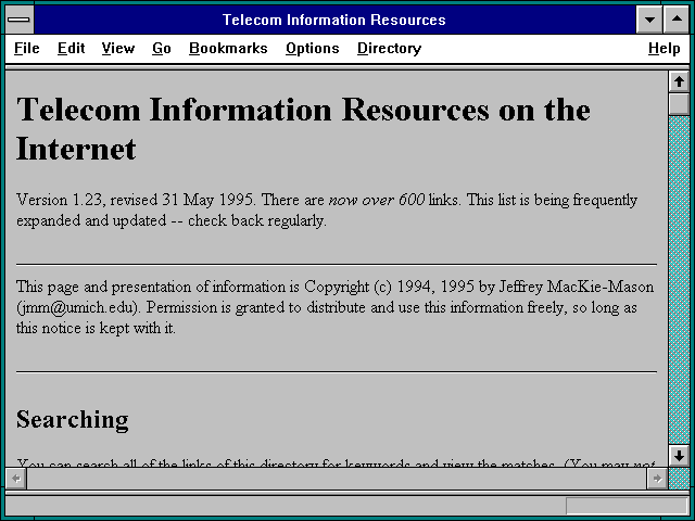 Screenshot of Info Nets Policy Library