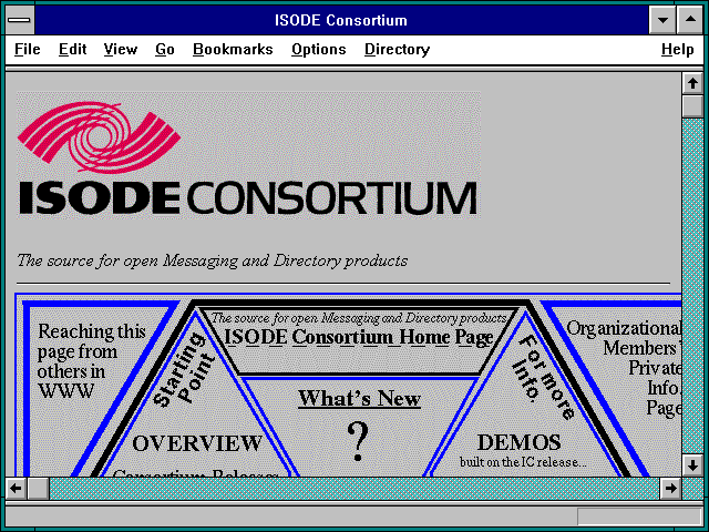 Screenshot of ISODE Consortium