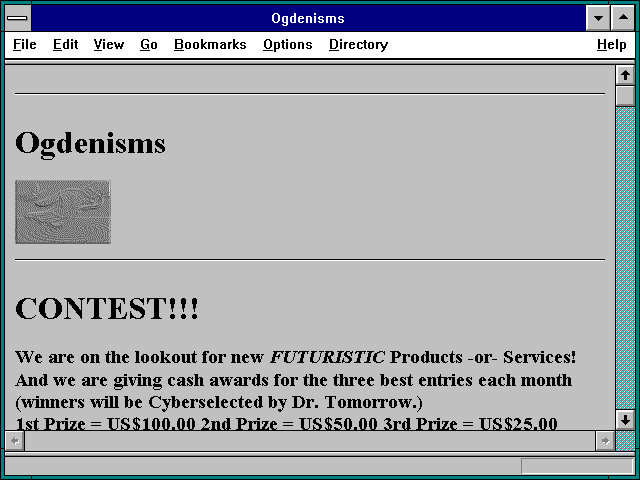 Screenshot of Ogdenisms
