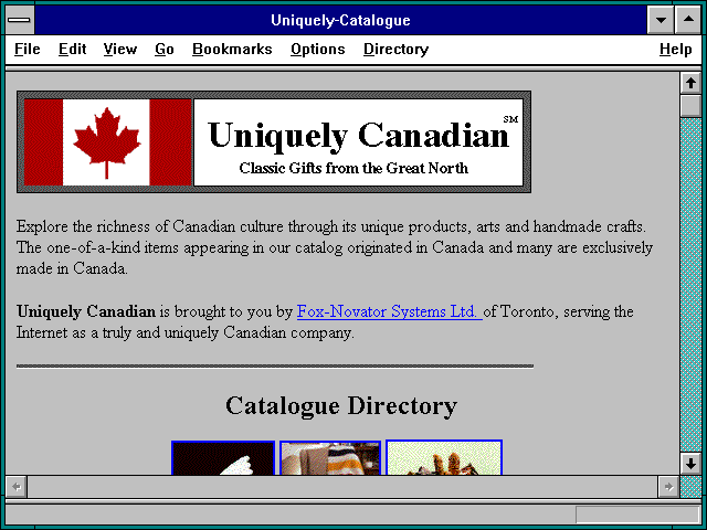 Screenshot of Uniquely-Catalogue