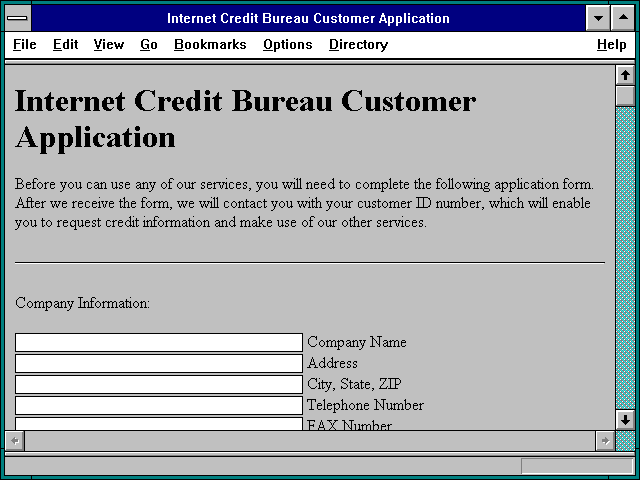 Screenshot of Amy Brown's Home Page