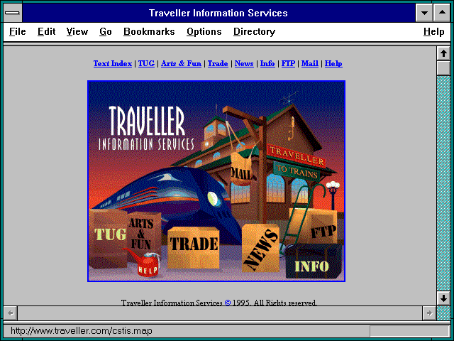 Screenshot of Archer/Park Home Page