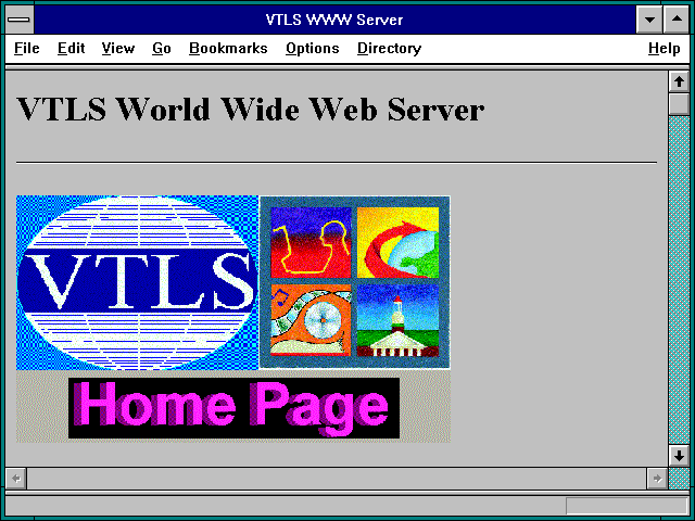 Screenshot of VTLS WWW Server