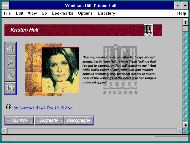 Screenshot of Windham Hill. Kristen Hall.