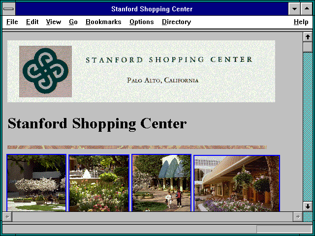 Screenshot of Stanford Shopping Center - Palo Alto