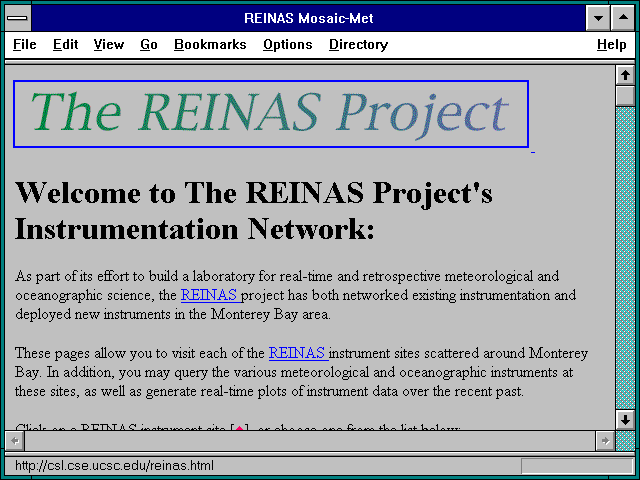 Screenshot of Monterey Bay Online