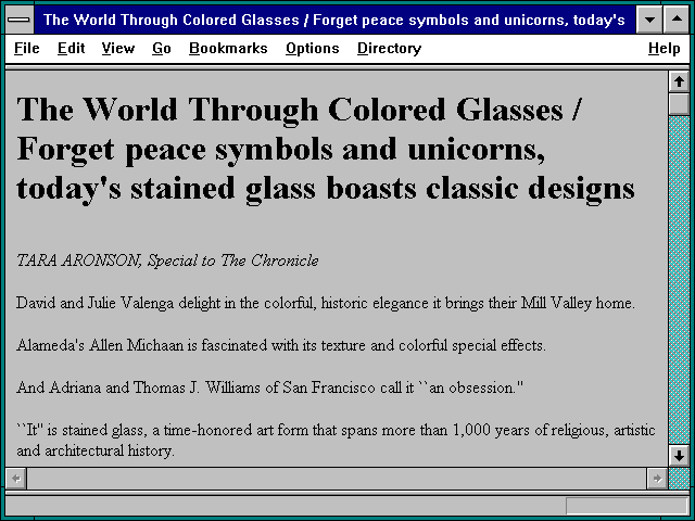 Screenshot of ace symbols and unicorns today's stained glass boasts classic designs