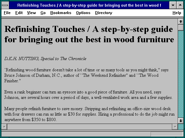 Screenshot of es / A step-by-step guide for bringing out the best in wood furniture