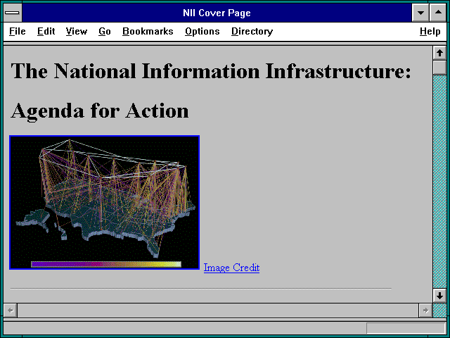 Screenshot of National Information Infrastructure
