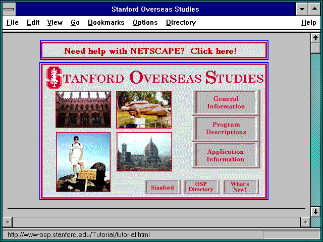 Screenshot of Stanford Overseas Studies