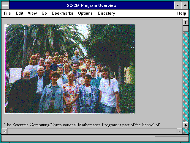 Screenshot of SC-CM Program Overview